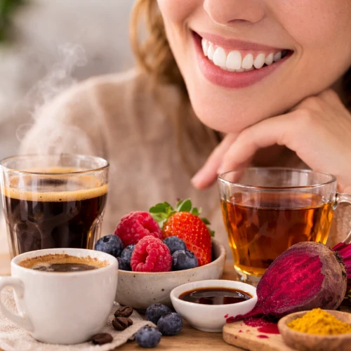 Les aliments et boissons qui tachent les dents