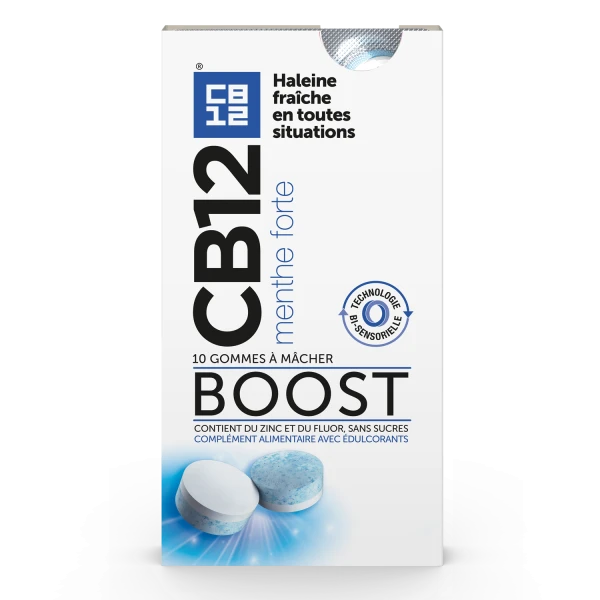  Boost Gomme à mâcher menthe forte  